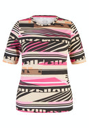 Milano Short Sleeve Print T-Shirt - Ginger