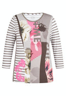 Vancouver 3/4 Sleeve T-Shirt - Taupe