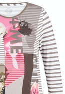 Vancouver 3/4 Sleeve T-Shirt - Taupe