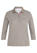 Vancouver Long Sleeve Polo - Taupe