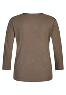 Vancouver 3/4 Sleeve T-Shirt - Taupe