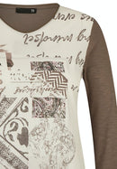 Vancouver 3/4 Sleeve T-Shirt - Taupe