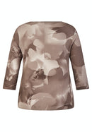 Vancouver 3/4 Sleeve T-Shirt - Taupe