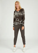 Vancouver Round Neck Jumper - Taupe