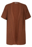 San Jose Long Open Cardigan - Calvados
