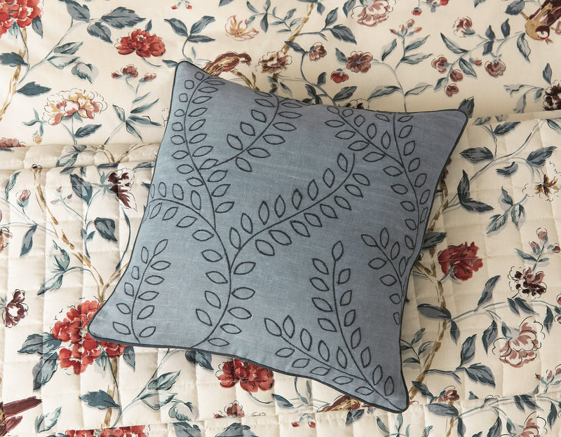 Sissinghurst Cushion 40x40cm Teal