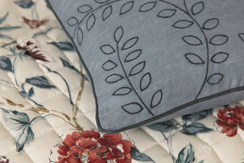 Sissinghurst Cushion 40x40cm Teal