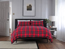 Willington Duvet Cover Set - Red