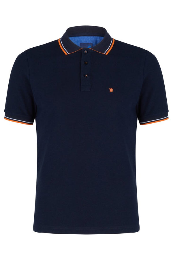 Remy Short Sleeve Polo - Navy