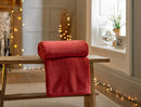 Snuggle Touch Throw 140x180cm - Oxblood