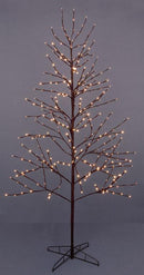 6 Foot Brown Twig Tree 296 LED Warm White