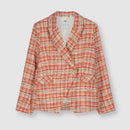 Canberra Double Breasted Blazer - Tango