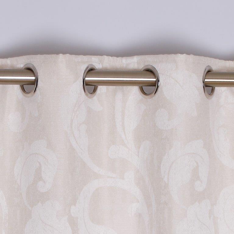 Rochelle Readymade Eyelet Curtains - Ivory