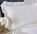 White Collection Romantica Duvet Cover Set - White
