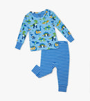 Curious Dinos Baby Pyjama Set - Peacock