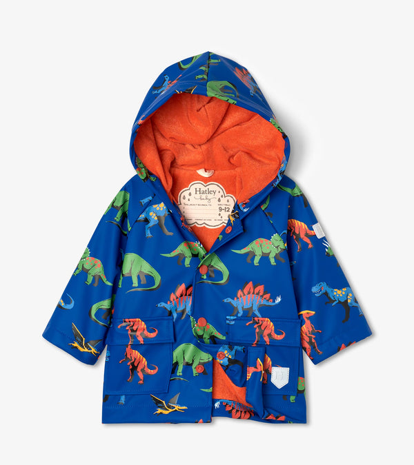 Friendly Dinos Baby Raincoat - Surf The Web