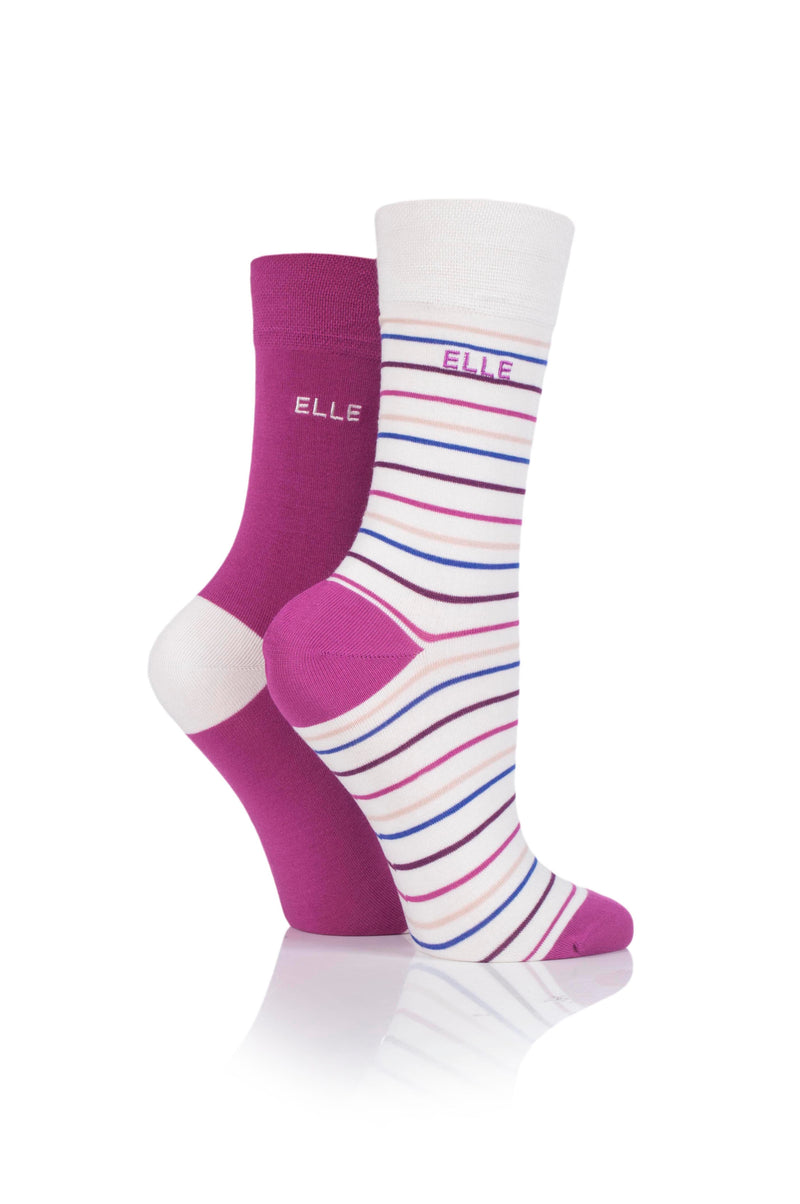 Str&plain Bamboo Socks - Pomegranate