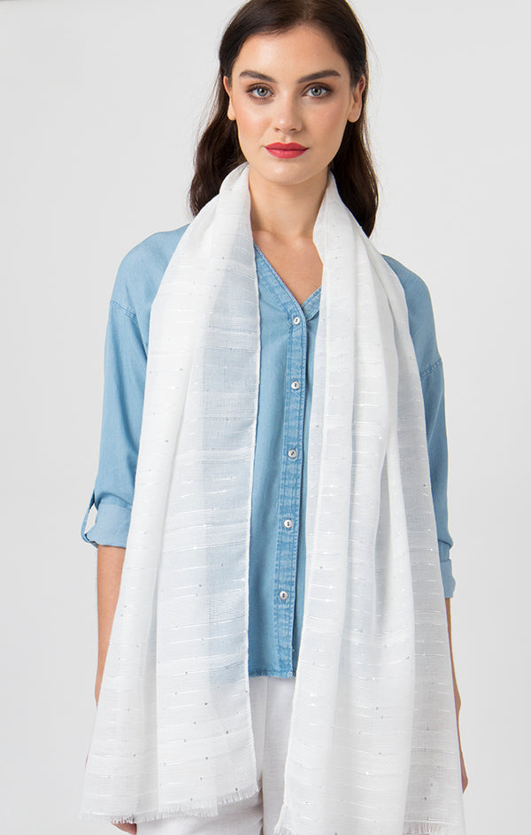 Sabrina Scarf - White