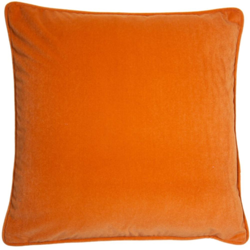 Plain Matt Orange Cushion - Orange