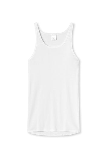 Ribbed Vest - White