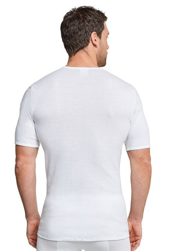 Classic Fine Ribbed T-Shirt - White