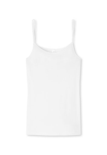Spaghetti Vest - White