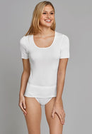 Short Sleeve Vest - White