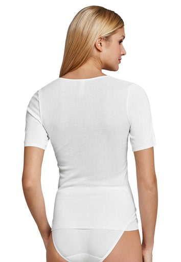 Short Sleeve Vest - White