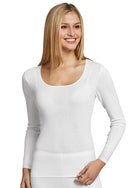 Long Sleeve Vest - White