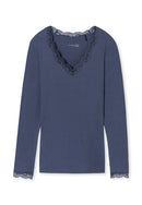 V-Neck Pyjama - Blue