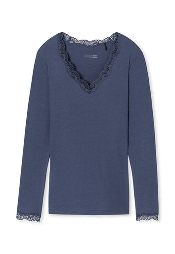 V-Neck Pyjama - Blue