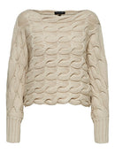 Carma Cable Boatneck - Sandshell