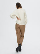Kai Ribbed Cardigan - Sandshell Melange
