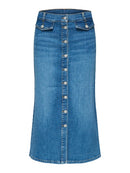 Asly Denim Skirt - Light Blue