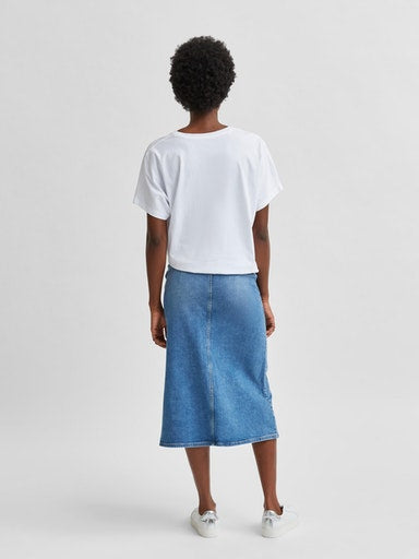 Asly Denim Skirt - Light Blue