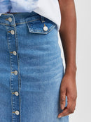 Asly Denim Skirt - Light Blue