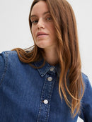 Ofelia Denim Shirt - Medium Blue