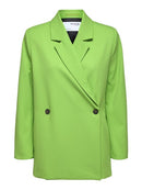 River Relaxed Blazer - Greenery