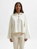 Cassi Boxy Jumper - Snow White