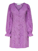 Nally Short Broderie Dress - African Violet