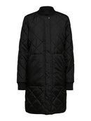Natalia Quilted Coat - Black