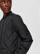 Natalia Quilted Coat - Black