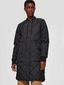 Natalia Quilted Coat - Black