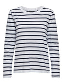 Standard Long Sleeve Stripe T-shirt - Maritime Blue/white Stripes