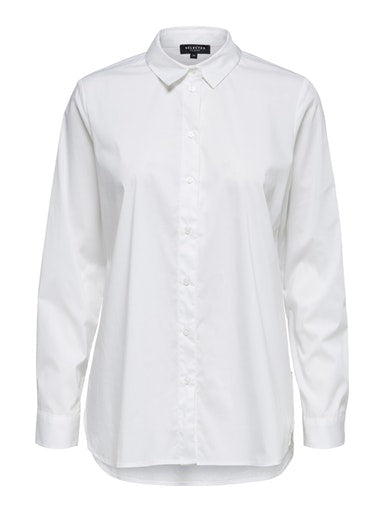 Ori Side Zip Shirt - Bright White