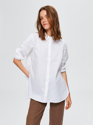 Ori Side Zip Shirt - Bright White