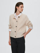 Lulu Short Cardigan - Birch Melange