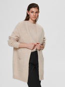 Lulu Long Cardigan - Birch Melange