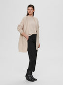 Lulu Long Cardigan - Birch Melange
