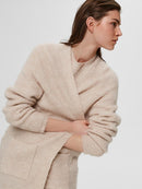 Lulu Long Cardigan - Birch Melange